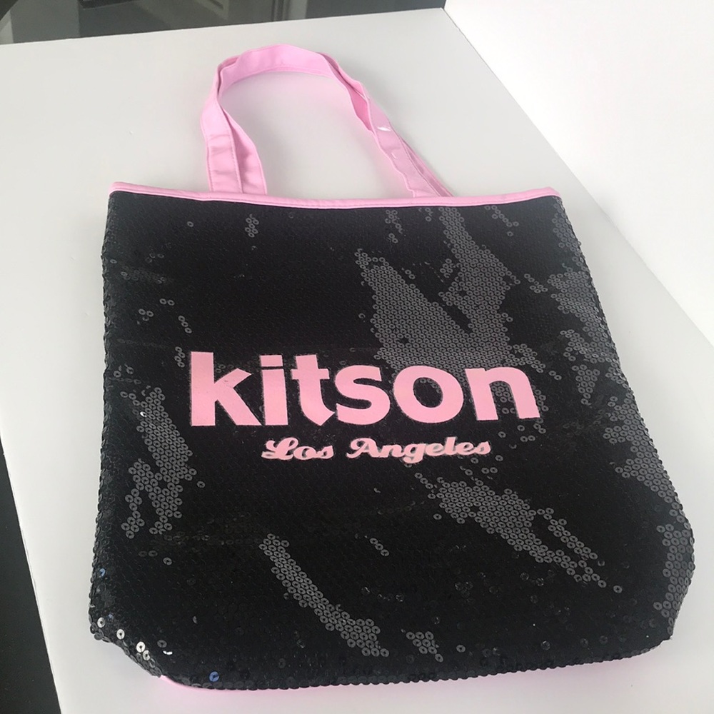 Kitson LA sequins tote